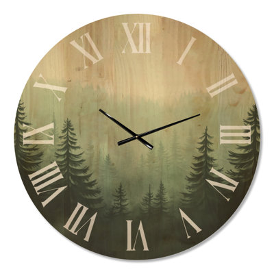 Très grande horloge murale Woodland