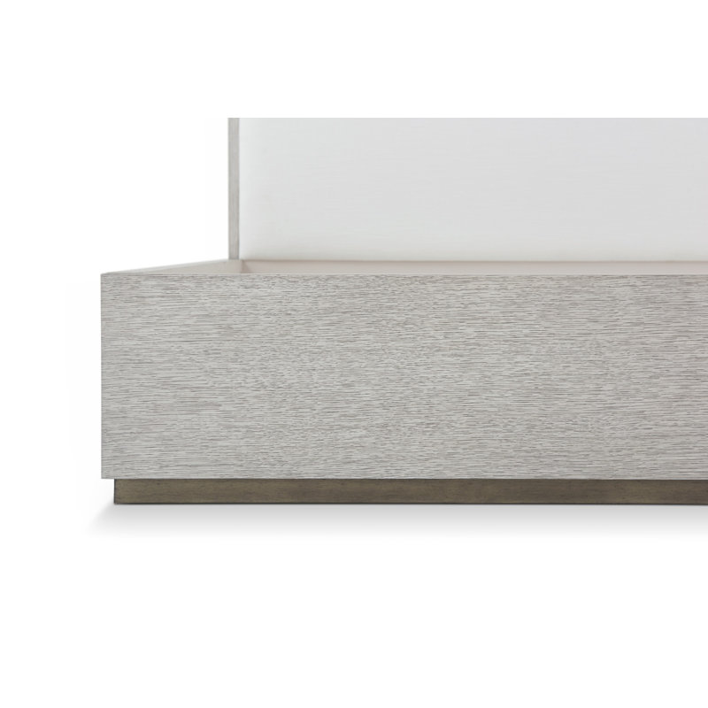 Spencer ST. James Upholstered King Bed, Argento