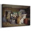 La chambre de la maternité (scène de «Barselstuen» de Holberg) - Wilhelm Marstrand - toile tendue avec châssis - 1845-470841211