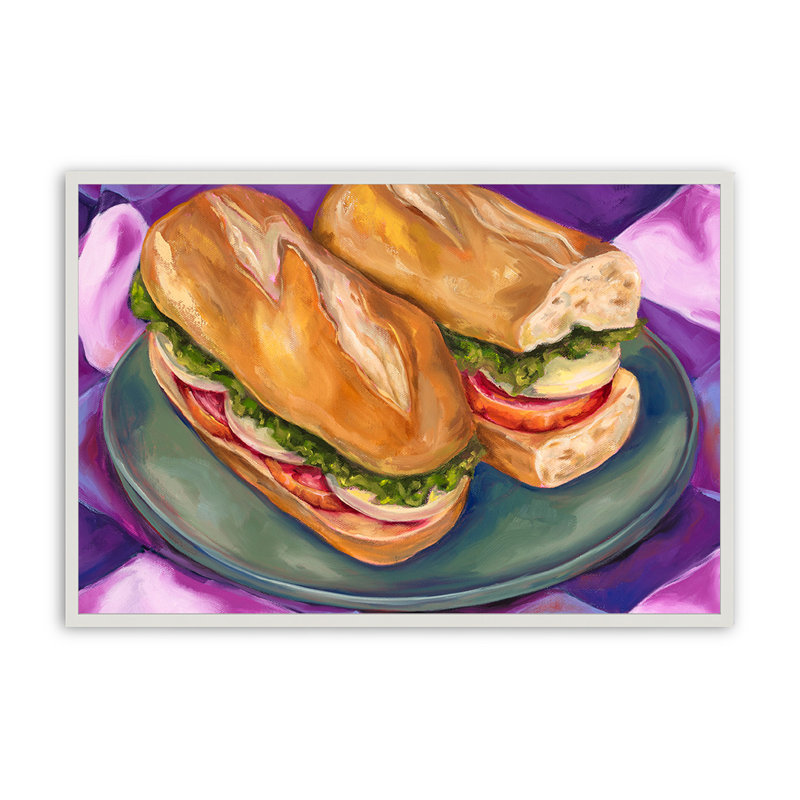 Good Good Black Art «Sammich Circuit», art mural par Desiree Thomas | Édition limitée de sous-sandwich sur une couverture