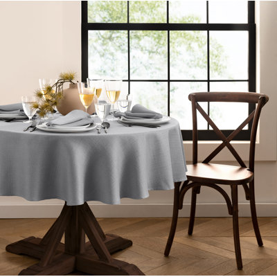 Avo Solid Texture Water And Stain Resistant Tablecloth