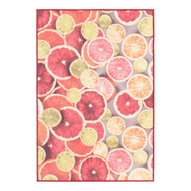 Tapis intérieur / extérieur Jill Zarin Antigua, Rectangle 4 pi 1 po x 6 pi 1 po