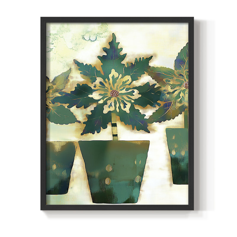 «Christmas Holiday», art encadré Dcccxxxxi - bois massif, Noir, noir, noir, noir, H 15 po x l 12 po