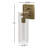 Gilbert Stainless Steel Armed Sconce