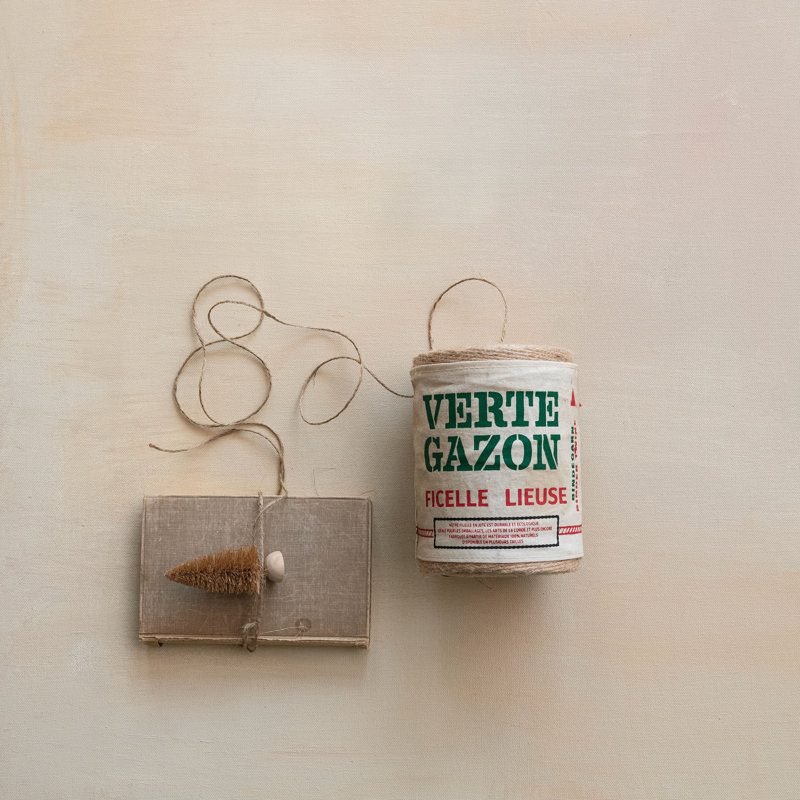 Jute Cord Spool With Label