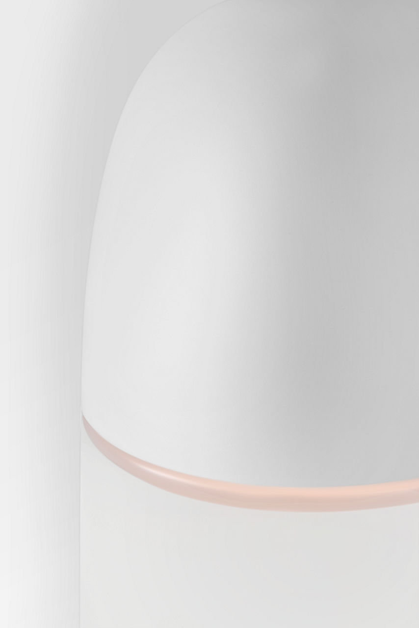 Axel Single Light Flush Mount Sconce, Matte White