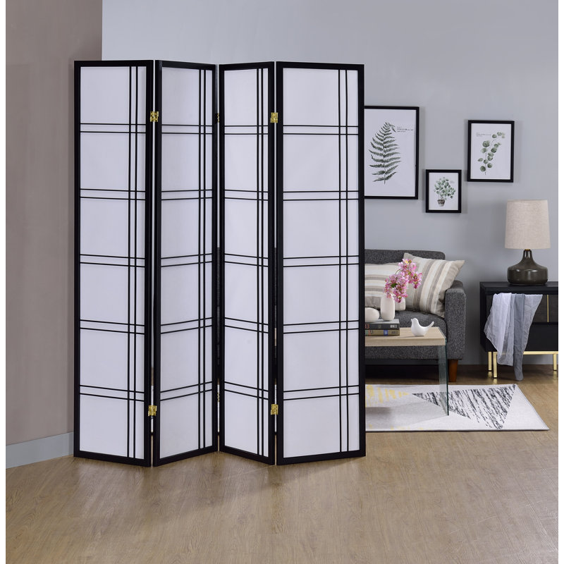 Cloison pliante Keitez, 4, Gris