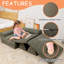 Canapé-lit et repose-pieds Alaynah-325835819