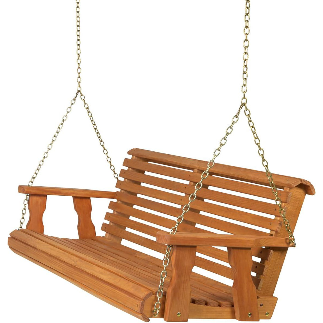 Amish Heavy Duty 5-Foot Rollback Porch Swing Amish Casual 