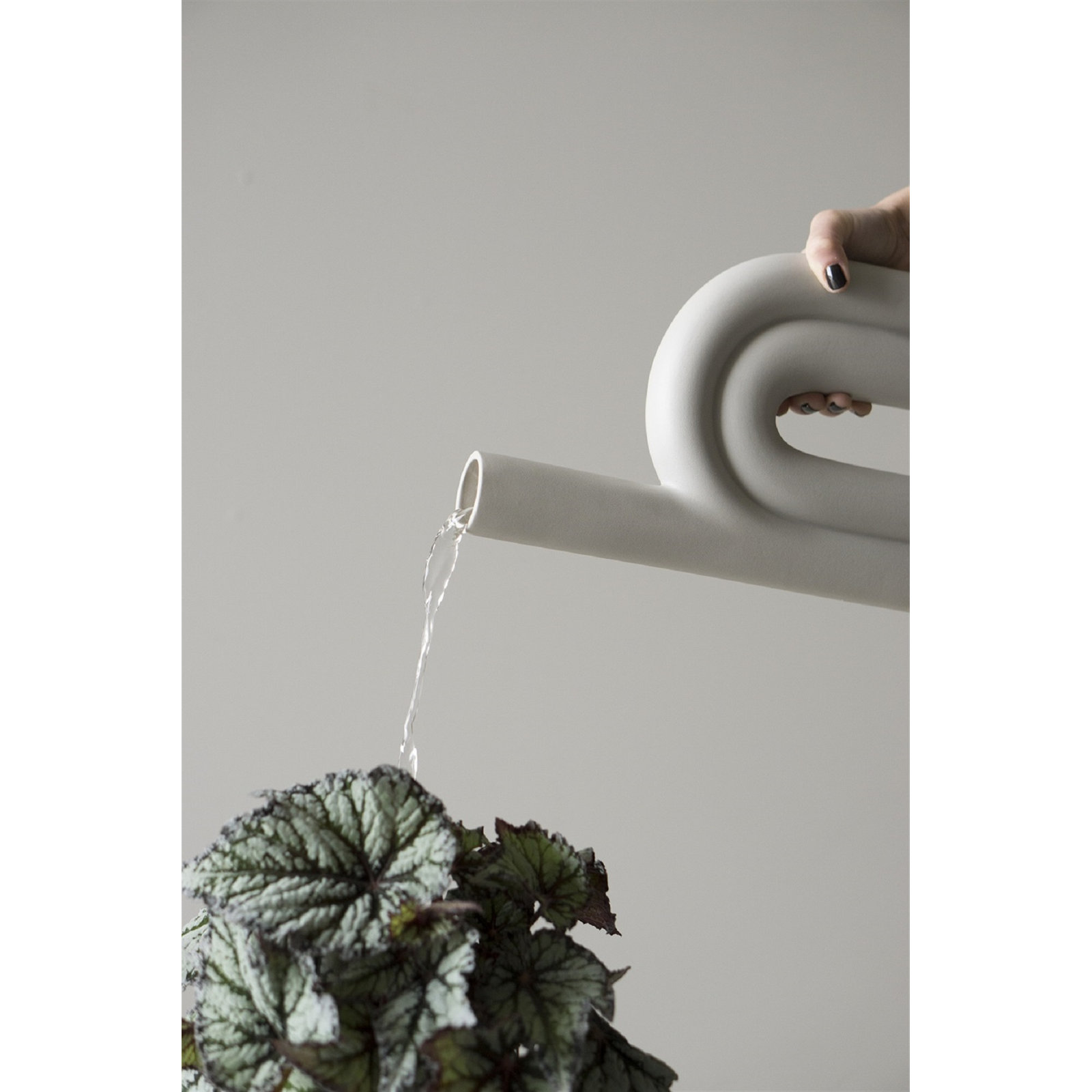 Lei Ceramic Table Vase, White