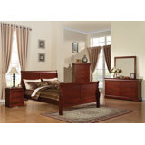 Trafford Solid Wood Sleigh Bed