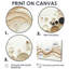 Minimalist Beige Marble River I - Ensemble de décorations murales en marbre abstrait-1271758513-1271758512-1271758525