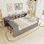 Platform Bed With Storage Shelves, Drawers, Charging Station And Upholstered Headboard-2049178272-2049178300