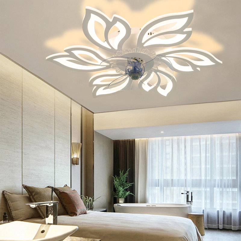Armentha 65cm Ceiling Fan with LED Lights, White