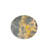 Aurelia Amber Gold Marble Round Dining Table