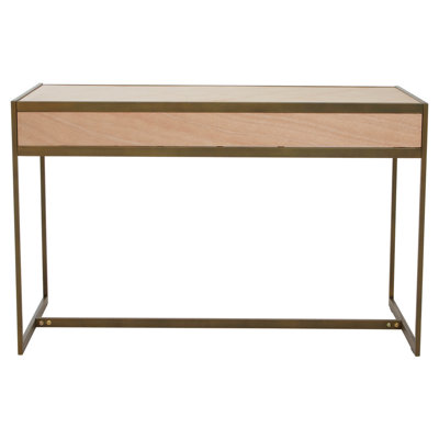 Hijinio Metal Base Writing Desk