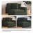 Milbrey Upholstered Green Corduroy Armchair with Pillow Back and Solid Wood Legs-271202497-289040734