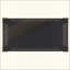 Table basse Modern Mirror, rectangulaire, métal asymétrique, finition dorée et tablette inférieure-107126244