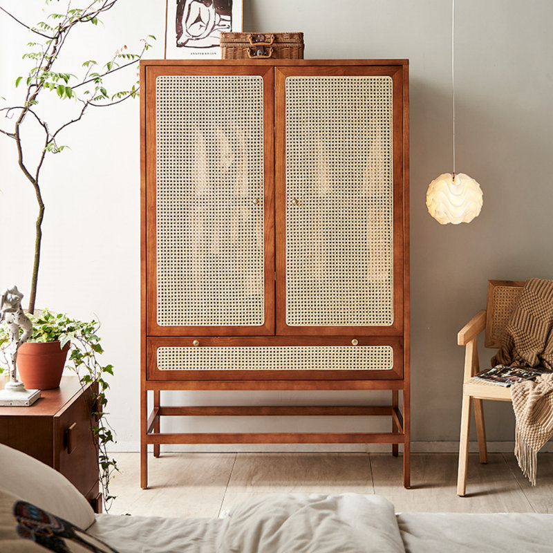 Simple Retro Light Luxury Wardrobe