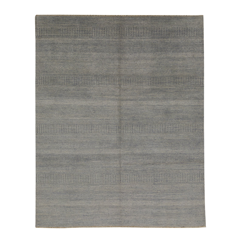 Area Rug in Light Green/Gray