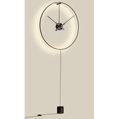 Ombra Aluminum Skeleton Wall Clock
