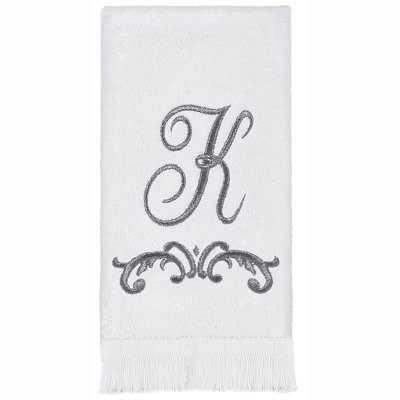Avanti Linens Scroll Mono Fingertip Towel K