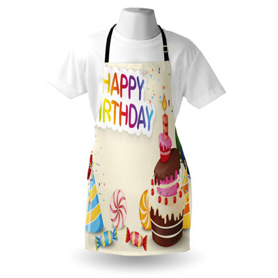 Birthday No Pattern Bib Apron