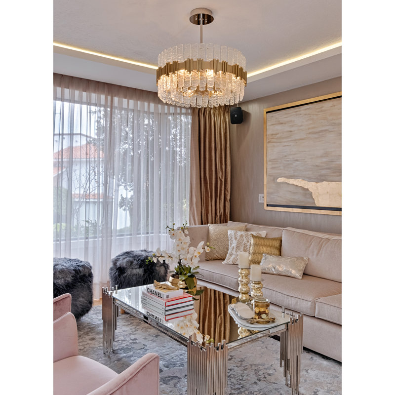 Ciro 8-Light Unique / Statement Drum Chandelier