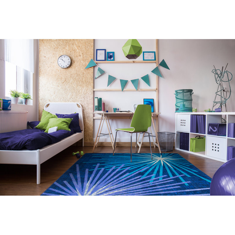 First Take Sputnik Area Rug, Rectangle 5'4" x 7'8"