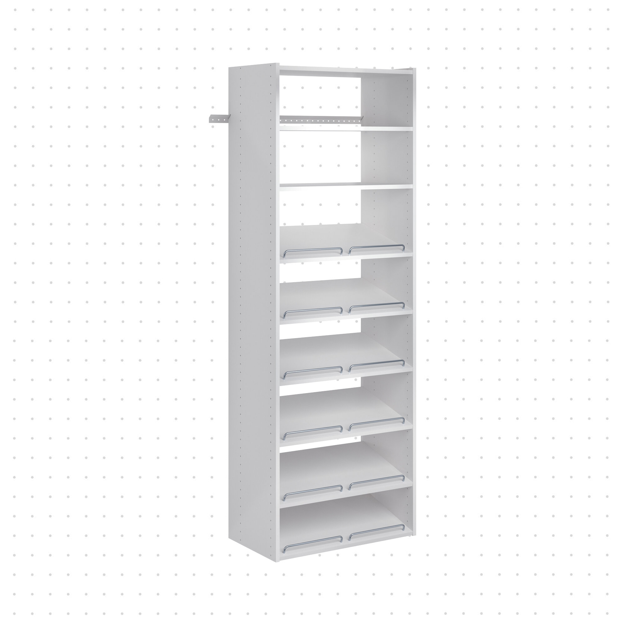 Isa Closet System - Lots of Shelves and Hanging for Walk-In or