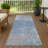 Machine Washable Indoor/Outdoor Molewski ACN2341 Abstract Rug-1419570794