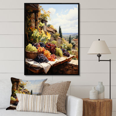 Vineyard Harvest Symphony II, reproduction d'art sur toile