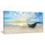 Calm Beach Panorama - reproduction de photo sur toile tendue-16484533-33252029