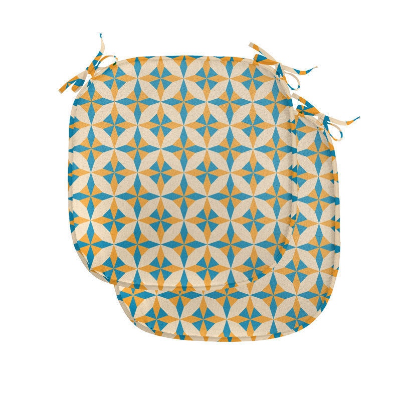 Coussin de siège Origami Illustration Retro