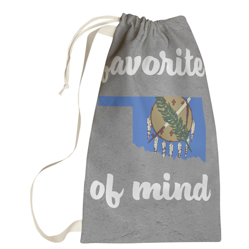 Fabric Laundry Bag with Handles, Small (64" H x 20" W x 1.5" D), Oklahoma