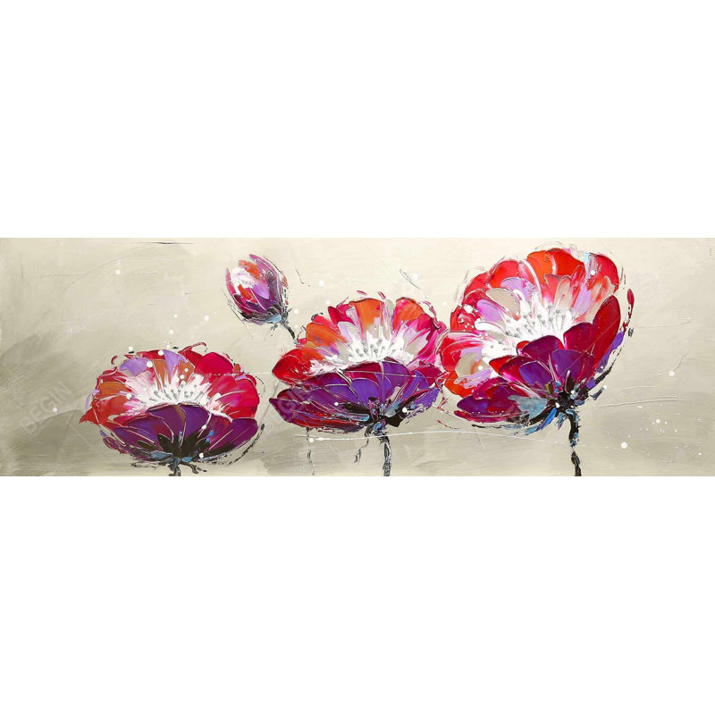 " Three Wild Flowers "