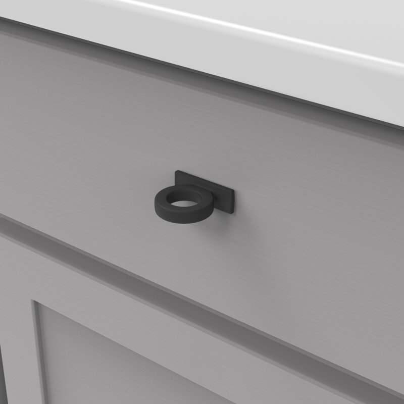 Corsa Geometric Knob, Matte Black