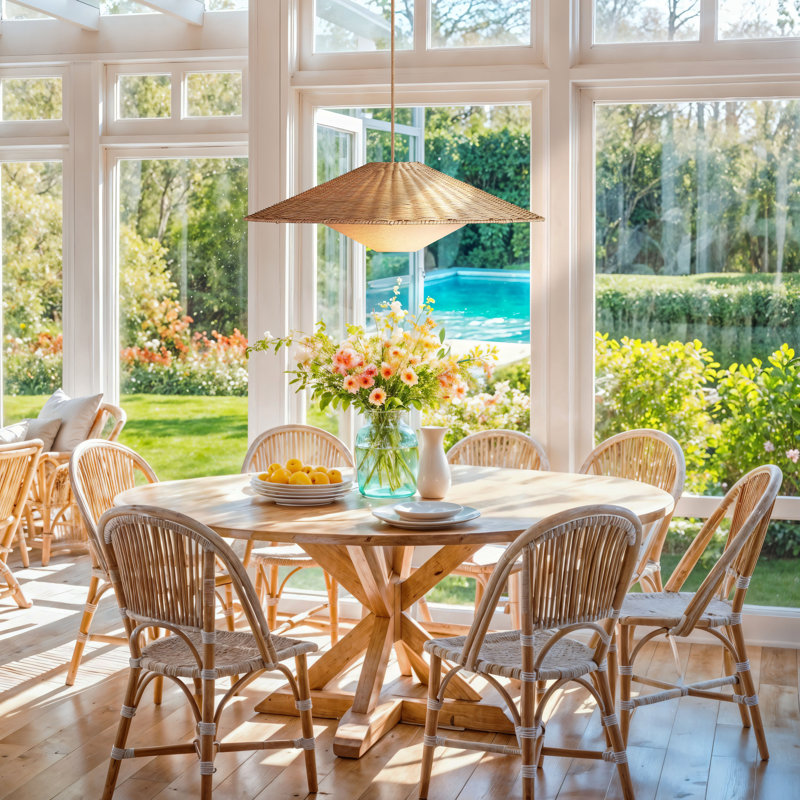 Luminaire suspendu en rotin Sunny Natural