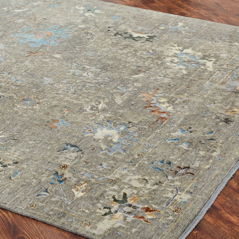 Illusion Weave Hand Knotted Abstract Area Rug, Runner 2'6" x 10'