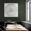Cutlery Circle Kitchen Wall Art - Canvas Framed Print-973259523