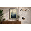 Mountains at Dusk Scandinavian - Framed Print-1781124941-1781124940