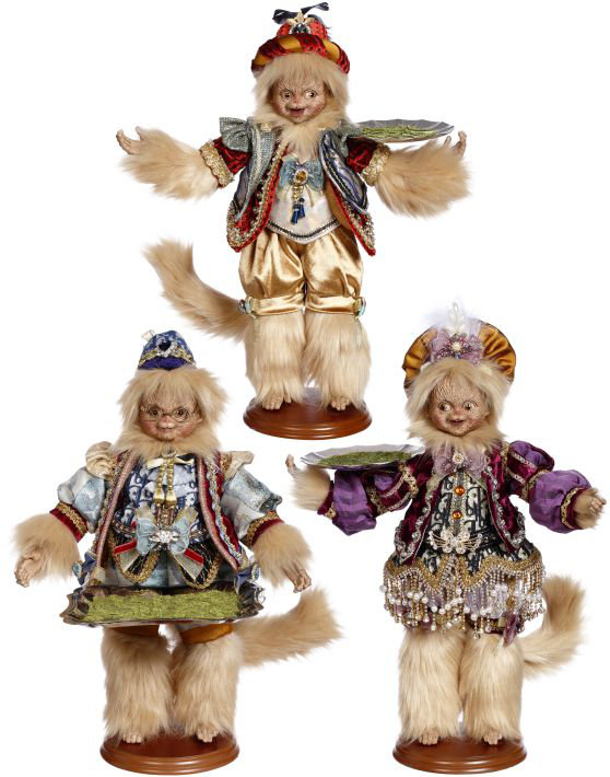 Spring 3 - Piece Magnificent Monkey Server Figurines & Collectibles Set