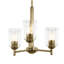 Mini-lustre 3 lumières 15,25 "avec verre transparent-1277122083