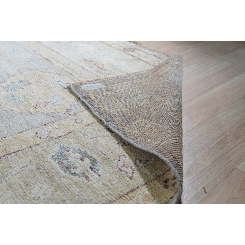 Ivory Hand-Knotted Silk Faded Floral Hues Classic Traditional Modern Contemporary Carpet Rug, 12' x 15'