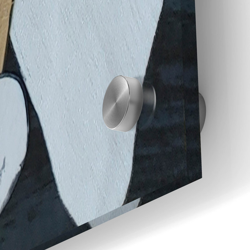 Art mural en verre Epic Art «Chocolate Marshmallow Walnuts 2» par Coco Good, H 24 po x l 36 po x P 0,2 po