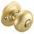Cambridge Keyed Entry Door Knob In Gold