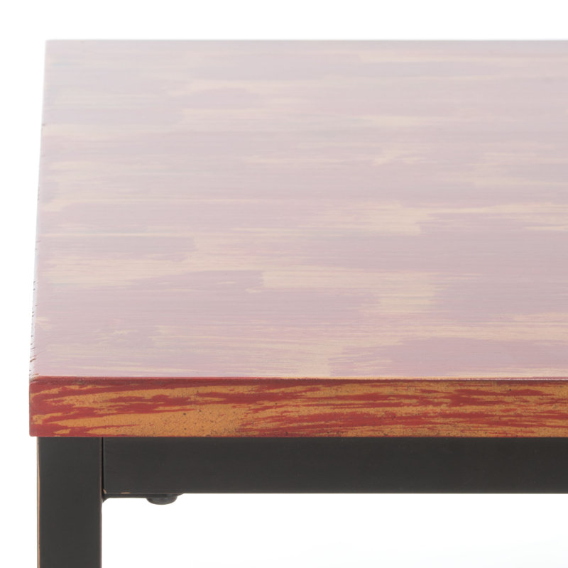 Table basse 4 pieds Auton, Marron vieilli