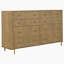 Ensemble de chambre avec grand lit 4 pièces Natural Cane-959147755-959147754-959147765