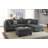 3-PC SECTIONAL In Blue Gray