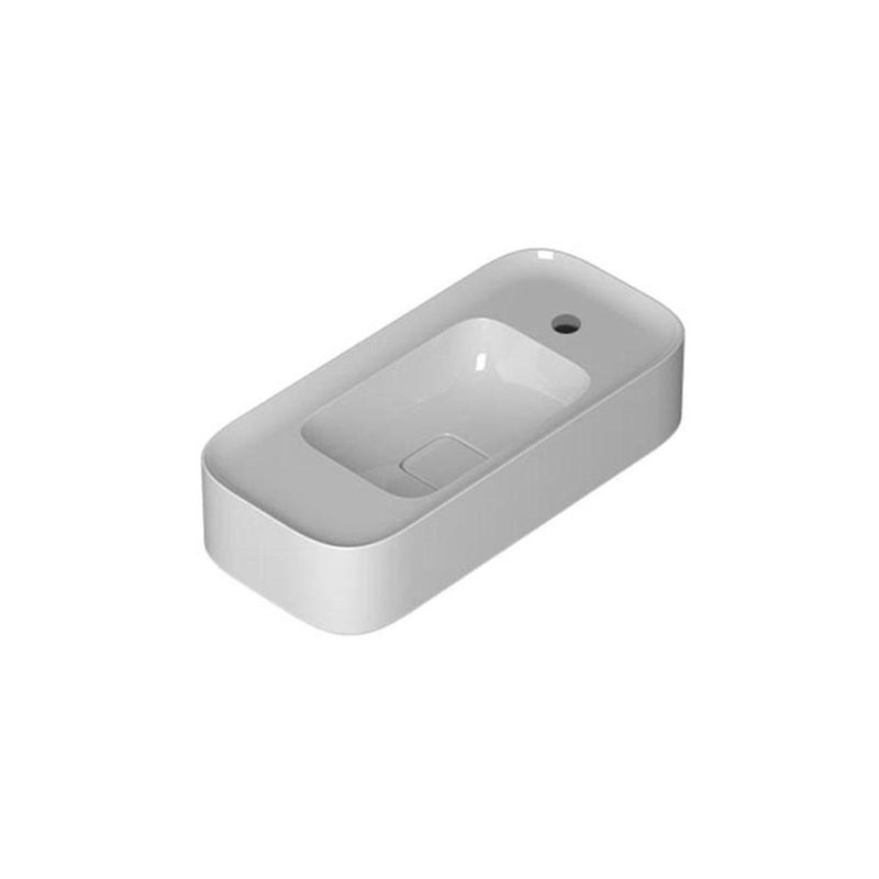 Cameo 23.6'' L Bathroom Sink, Glossy White